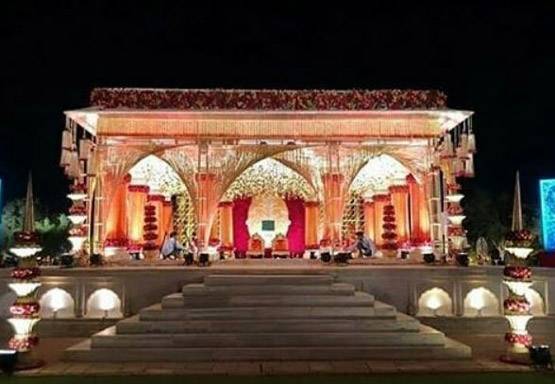 प्रियंका-निक की संगीत सेरेमनी के लिए दुल्हन की तरह सजा उम्मेद भवन