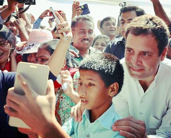 जब 'मोदी' ने राहुल के साथ किया कांग्रेस का प्रचार, देखें फोटो