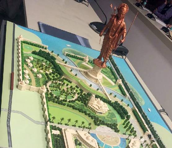 अयोध्या में राम, तो यहां बन रही दुनिया की सबसे ऊंची शिव मूर्ति