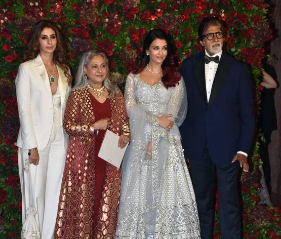 PHOTOS: र‍िसेप्शन में दीप‍वीर ने अमिताभ-ऐश्वर्या संग किया डांस