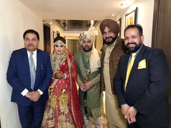 कप‍िल शर्मा की शादी, सिद्धू ने 'ज‍िंदा शहीद' बताकर दी बधाई