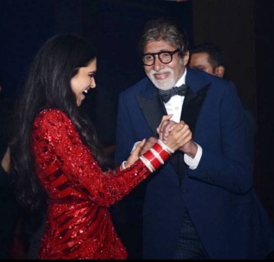 PHOTOS: र‍िसेप्शन में दीप‍वीर ने अमिताभ-ऐश्वर्या संग किया डांस