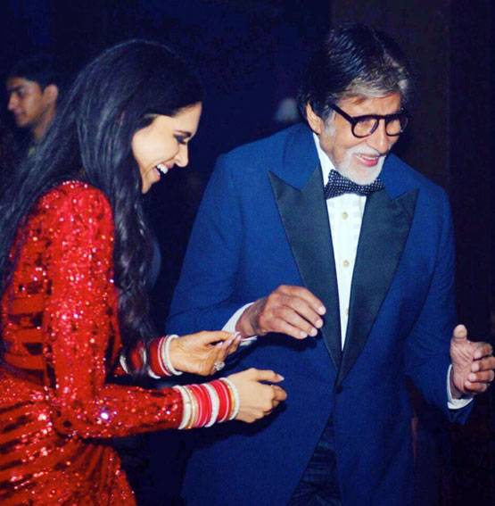 PHOTOS: र‍िसेप्शन में दीप‍वीर ने अमिताभ-ऐश्वर्या संग किया डांस