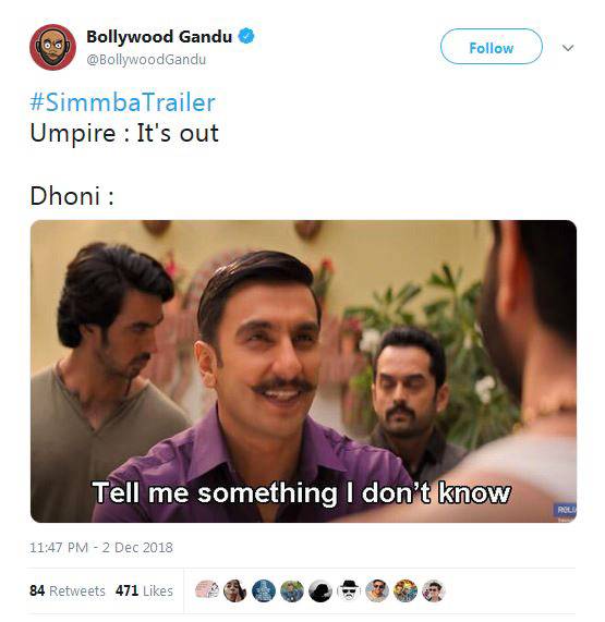 रणवीर की सिंबा पर बन रहे Funny Jokes सोशल मीडिया पर वायरल