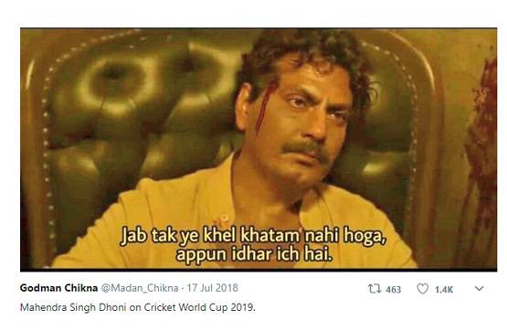 धोनी ने खेली जबरदस्त पारी, वायरल हुए ये फनी मीम्स