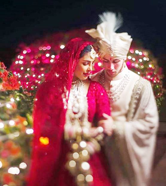 Priyanka wedding latest photos: प्रियंका का रॉयल ब्राइडल लुक