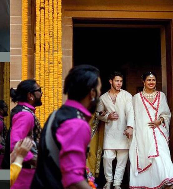 प्रियंका-निक की हल्दी सेरेमनी की नई फोटो, मस्ती के मूड में दिखा कपल