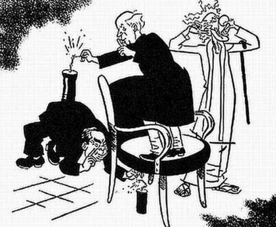 इंदिरा-नेहरू पर कार्टून बनाते थे बाल ठाकरे, तस्वीरों में देखें