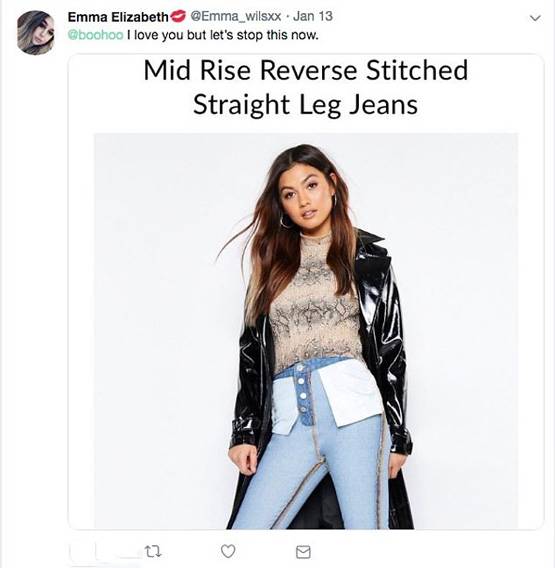 अब आया उल्टी जींस का फैशन, डिजाइन देख नहीं रुक रही हंसी