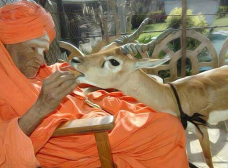 शिवकुमार स्वामी: लिंगायतों के गुरु, मोदी-राहुल तक लेते थे आशीर्वाद