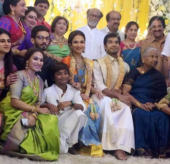 सौंदर्या रजनीकांत वेड‍िंग: आशीर्वाद देने पहुंचे तमिलनाडु के CM