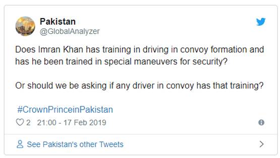 इमरान बने सऊदी अरब प्रिंस के ड्राइवर, ट्विटर पर उड़ा मजाक