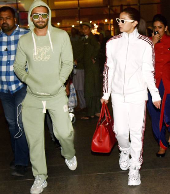 'गली बॉय' के रंग में रंगीं आलिया, रणवीर संग दिखा ये लुक