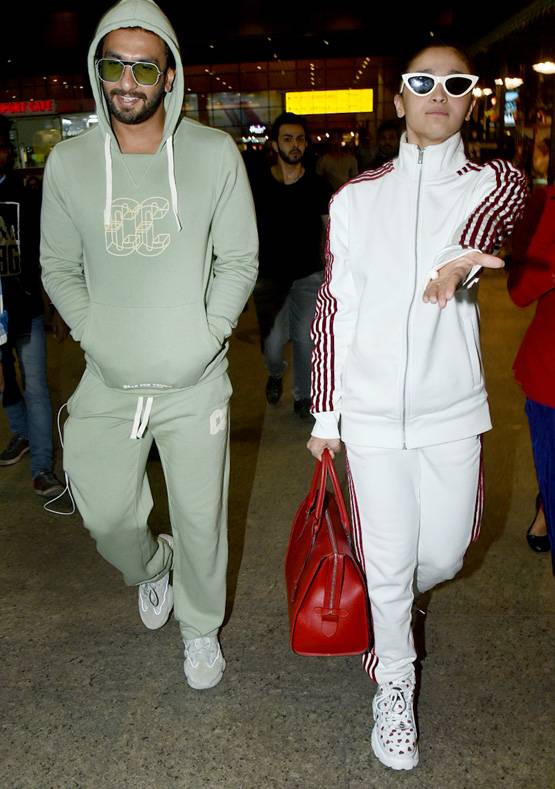 'गली बॉय' के रंग में रंगीं आलिया, रणवीर संग दिखा ये लुक