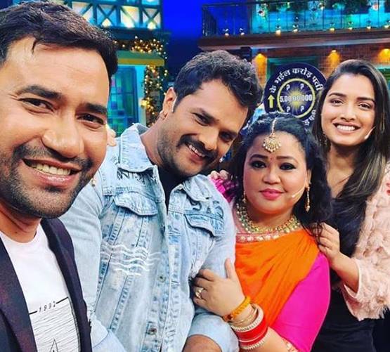 क्या खेसारी, निरहुआ पहुंचे कपिल के शो में? वीडियो वायरल