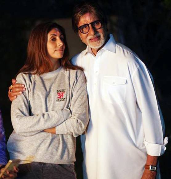 अम‍िताभ ने बेटी श्वेता को दी बर्थडे की बधाई, देखें खास तस्वीरें