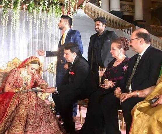 दिलीप कुमार की नातिन सायशा की शादी, पहुंचीं सायरा बानो, Photos