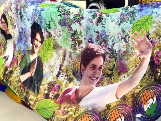 गुजरात के कारोबारी ने साड़ी पर उतार दी अभिनंदन की बहादुरी