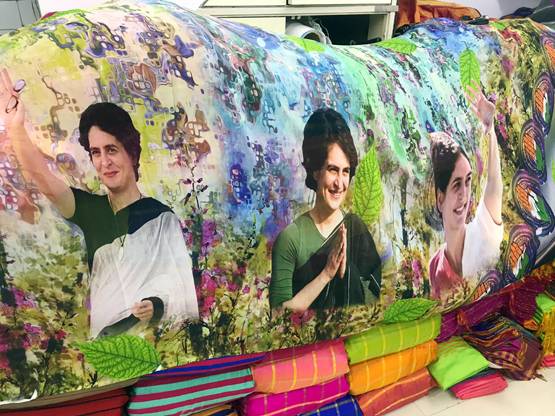 गुजरात के कारोबारी ने साड़ी पर उतार दी अभिनंदन की बहादुरी