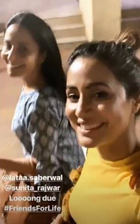 ये रिश्ता क्या कहलाता है की को-स्टार संग हिना का Chill out, Photos