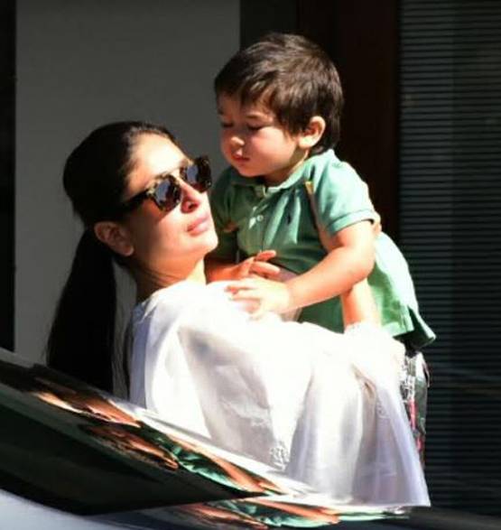 करीना और करिश्मा ने सेलेब्रेट किया मां का बर्थ डे, तैमूर भी आए नज़र