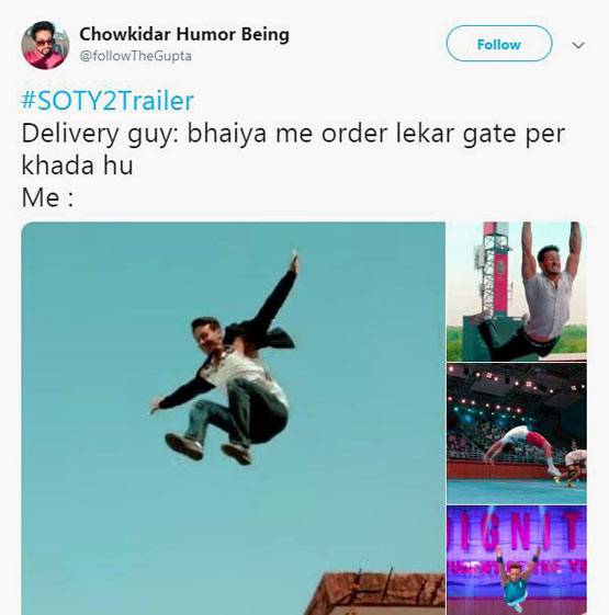 सोशल मीडिया पर स्टूडेंट ऑफ द ईयर 2 का उड़ रहा मजाक, बने फनी मीम्स