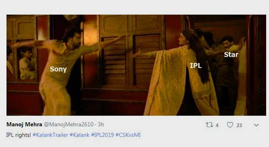 कलंक का ट्रेलर रिलीज, सोशल मीडिया पर लोगों ने बनाए FUNNY मीम्स