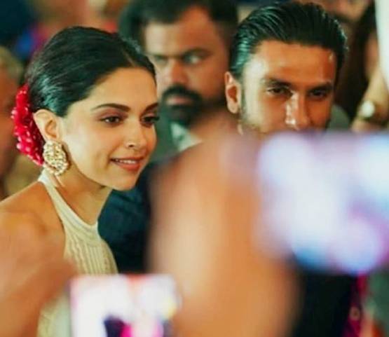 शादी में दिखी दीपिका पादुकोण-रणवीर की जोड़ी, वायरल हैं तस्वीरें