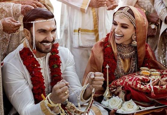 शादी में दिखी दीपिका पादुकोण-रणवीर की जोड़ी, वायरल हैं तस्वीरें