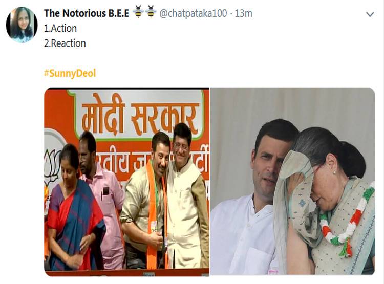 BJP में शामिल हुए सनी देओल, लोग बोले- अब हैंडपंप से सर्जिकल स्ट्राइक होगी