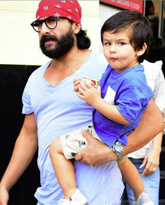 क्यों बेटे तैमूर को कंधों पर बैठाकर चलते हैं सैफ? दिया ये जवाब