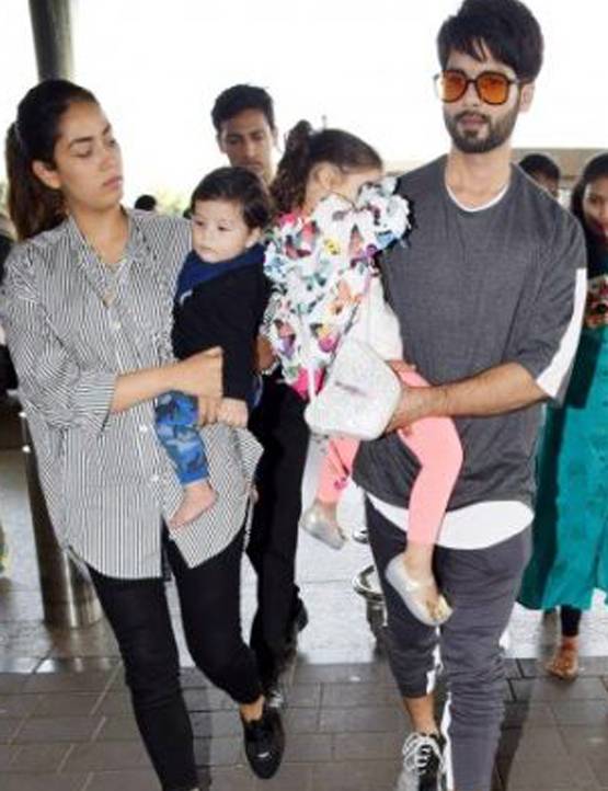बच्चों संग हॉलिडे के लिए निकले शाहिद-मीरा, एयरपोर्ट पर दिखी बॉन्डिंग