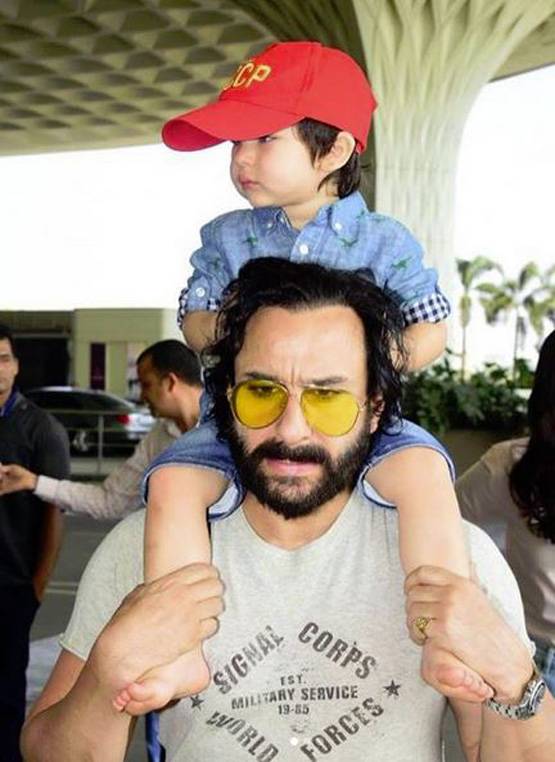 क्यों बेटे तैमूर को कंधों पर बैठाकर चलते हैं सैफ? दिया ये जवाब