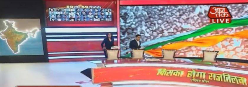 542 सीटों पर हुआ सर्वे, थोड़ी देर में 'आजतक' पर 8 लाख वोटरों की राय