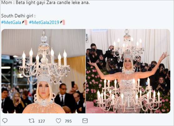 Funny: केटी पेरी की लाइट वाली ड्रेस, केजरीवाल ने यूं काट दी बिजली