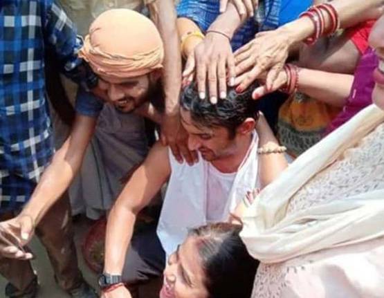 17 साल बाद बिहार के गांव आए सुशांत, मन्नत पूरी, कराया मुंडन!