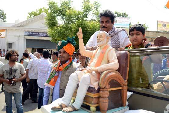 5 साल पहले मोदी को मिली थी प्रचंड जीत, जश्न का ऐसा था नज़ारा