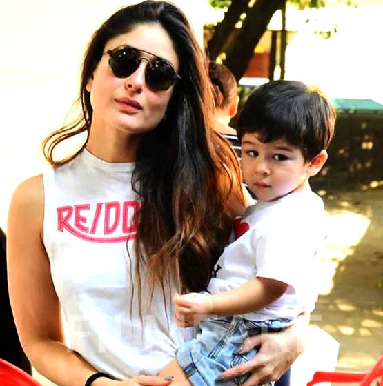 हाथों में चांद-तारे लिए मां करीना संग दिखे तैमूर, CUTE फोटोज वायरल