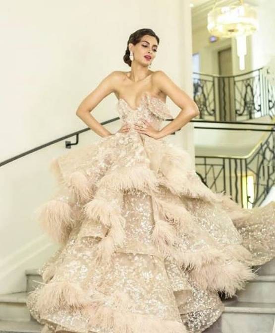 कान्स में डायना पेंटी का रॉयल गाउन, सोशल मीडिया पर बटोरी तारीफें