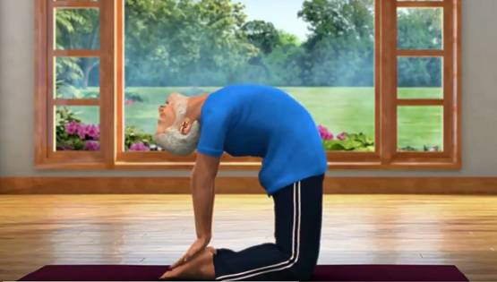 योग दिवस के लिए तैयार PM मोदी, एनिमेटेड वीडियो में बताए आसन के फायदे