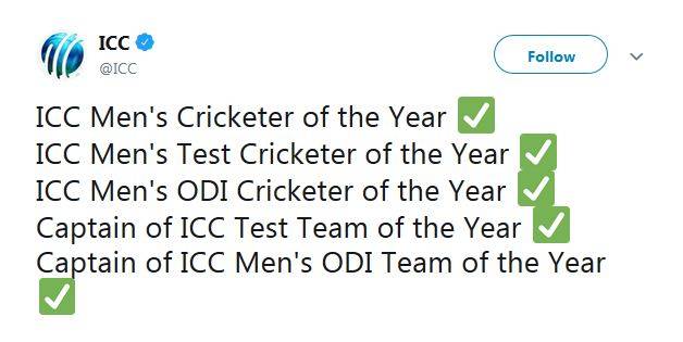 कोहली को किंग बताने पर वॉन ने उठाए सवाल, ICC ने की बोलती बंद