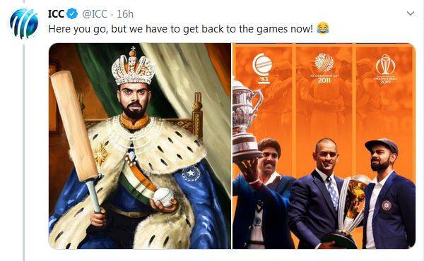 कोहली को किंग बताने पर वॉन ने उठाए सवाल, ICC ने की बोलती बंद