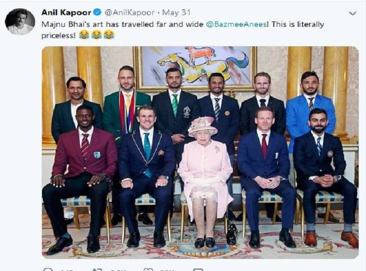 बकिंघम पैलेस में लगी पेंटिंग से ट्विटर पर 'मजनू भाई' हो गए ट्रोल