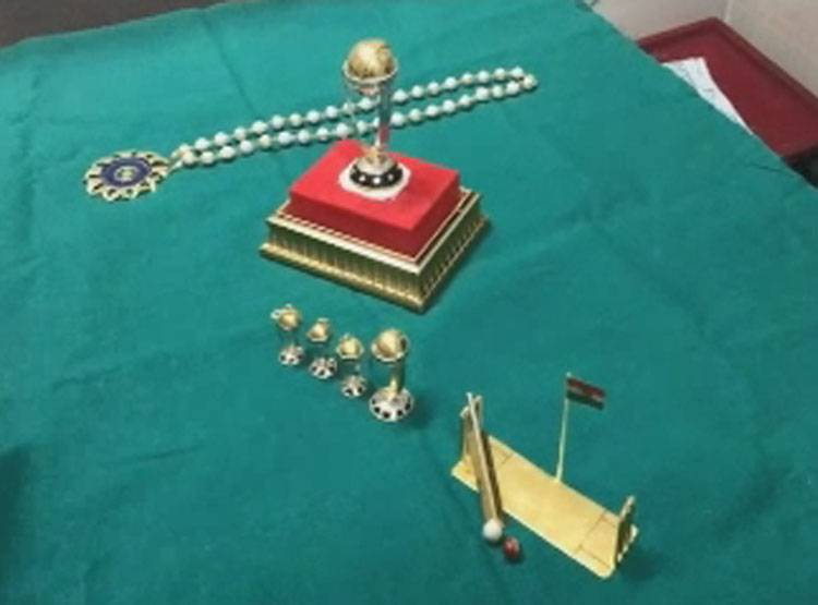 WC का खुमार: इस शख्स ने बना दिया सोने का बैट, सोने की बॉल