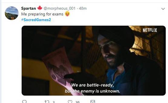 सैक्रेड गेम्स 2: दूसरे सीजन पर भी बने ऐसे-ऐसे मीम्स, हो रहे हैं वायरल