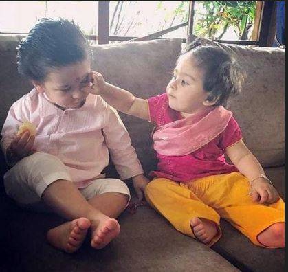 बहन इनाया के लिए बेहद फिक्रमंद हैं तैमूर, हाथ थामे वॉक करते दिखे