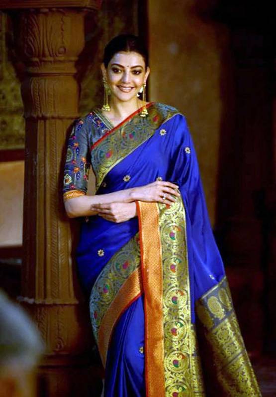 साड़ी में नजर आईं काजल अग्रवाल, चर्चा में है एक्ट्रेस का नया फोटोशूट