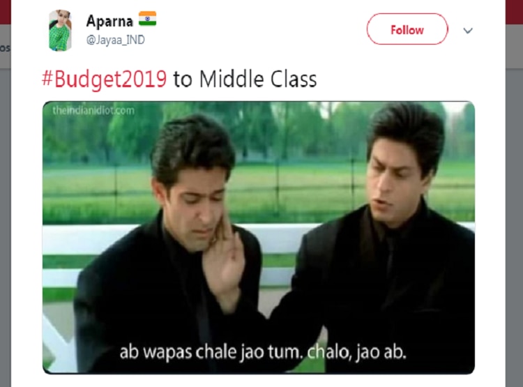 बजट: मिडिल क्लास को कुछ नहीं, लोगों ने सोशल मीडिया पर लिए मजे