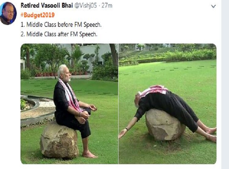बजट: मिडिल क्लास को कुछ नहीं, लोगों ने सोशल मीडिया पर लिए मजे