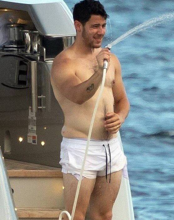 प्र‍ियंका के बाद न‍िक की शर्टलेस तस्वीर वायरल, लोगों ने लिए मजे